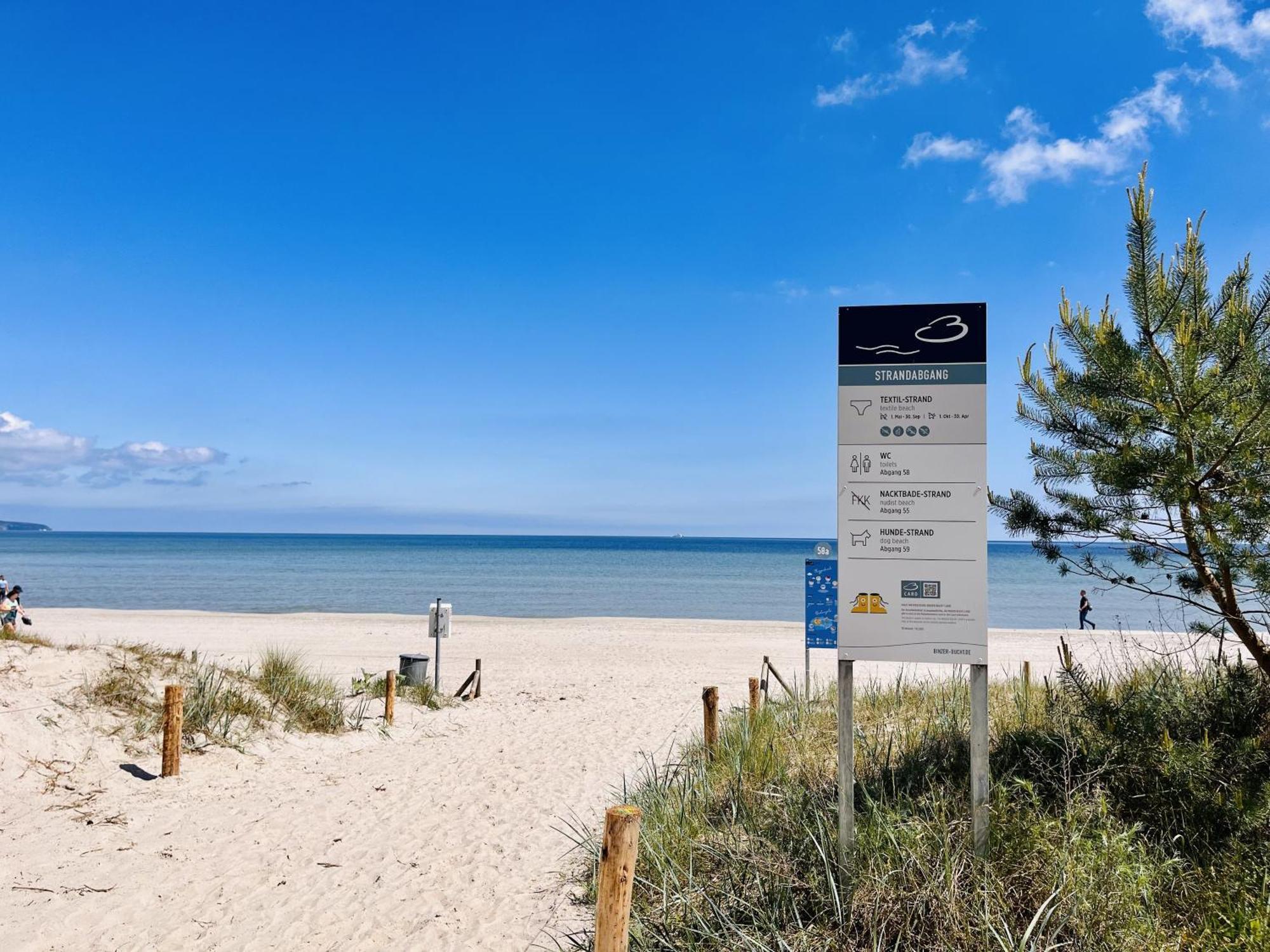 Ferienwohnung Domizil Am Meer Haus Arkona Prora Binz Exterior foto